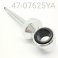 SHAFT/EYELET ASSY, KYB, YAMAHA CENTER, 12.5mm X 7.625" CENTER TO END, HOLLOW EYELET, W/ 20MM ID DERIN BUSHING