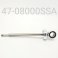 SHAFT/EYELET ASSY, STAINLESS STEEL, 12.5 MM, HPG FRONT TRACK, 8.0" CENTER TO END, WITH DELRIN BUSHING