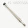 HPG SKI SHOCK SHAFT/EYELET ASSEMBLY, STAINLESS, 10.500" CENTER TO END, C-46, 16MM, 9 MM VALVING END W/ STEP, (NGS-04), FOR SKI DOO 440X