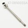 HPG REAR TRACK SHAFT/EYELET ASSEMBLY, STAINLESS, 12.5MM X 8.900" CENTER TO END, COIL-OVER, W/DELRIN BUSHING TO REPLACE NEEDLE BEARING