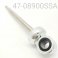 HPG REAR TRACK SHAFT/EYELET ASSEMBLY, STAINLESS, 12.5MM X 8.900" CENTER TO END, COIL-OVER, W/DELRIN BUSHING TO REPLACE NEEDLE BEARING