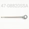 SHAFT/EYELET ASSY, STAINLESS STEEL, 12.5MM, 8.820" CENTER TO END, 2000 SKI DOO MXZ700 SKI