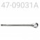 SHAFT/EYELET ASSY, 12.5 MM, 9.031" CENTER TO END, SKI DOO SC5, TNT, REAR TRACK