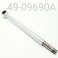 SHAFT/EYELET ASSY, CHROME, HPG 16MM, X 9.690" CENTER TO END, 12MM PPOST, 2010 + PRO 40 REAR TRACK SHOCK, 120"