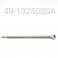 HPG REAR TRACK SHAFT/EYELET ASSEMBLY, STAINLESS, 13.250" CENTER TO END, C-36, 16MM, 9MM VALVING END