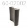 MOUNTING SPACER, SHOCK BODY TO RES, 1.401" W X 1.950 TLG