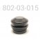 CAP, WITH O-RING, TAMPER RESISTANT, SCHRADER FILLER, BLACK