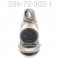 Fox 2.250 Bore IBP Piggyback Body Cap 45 Degree High Flow (Front View)