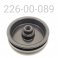 Reservoir End Cap, 2.250" ID Reservoir, Schrader Style