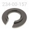 SPRING RETAINER, PODIUM, BLACK (SEE 234-00-002 NOT BLACK)