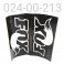 DECAL, AIR SLEEVE, LONG, 5.4 x 5.4, KASHIMA, BLACK