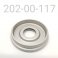 Bearing Cap: [Ø 1.834 Bore, Ø 0.620 Shaft] Al, Clear Ano II, Press-in