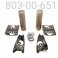 Upgrade Kit, Kashima Air Sleeve, 7.515" TLG, Pair, W/Rebuild Kit