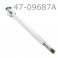 SHAFT EYELET ASSY, CHROME, 12.5MM, 9.6875" CENTER TO END, SKI DOO, '04 REV SKI