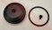 Fox 2.250 Bore Reservoir End Cap Torx Fill Assembly Black (Component View)
