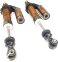 Fox Factory Series Rear Shocks Kawasaki Teryx with DSC Reservoir (Shaft View)