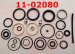 Fox Float 3 QS3 LW Master Rebuild Kit with Schrader Valves