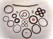 Fox Podium 2.5 Factory Series 7/8 Shaft Rebuild Kit Components