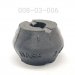 BUMPER: BO .498 SHAFT 1.054 TLG MCU BLK ELLIPICAL