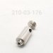 REBOUND ADJUSTER SHAFT, KNOB POST,  1.165" TLG, STAINLESS