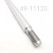 Shaft, KYB, 16mm x 11.120" Total Length, 12mm Valving Post, Removable Eyelet, Renegade Rear, Chrome