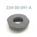 SPRING RETAINER ADAPTER, 1.495 OD X 0.450" TLG, 1.549 BORE, BLACK, ALUM