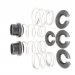 Spring Kit, 2015-18 RZR S 900/1000, For all 4 Shocks, Dual Spring Fronts, Dual Spring Rear