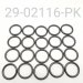 O-RING, OUTER 1/2" FIST SCRAPER, PAK OF 20