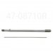Shaft, Rebound Adjust, KYB, 12.5mm x 8.710", With Rebound Rod