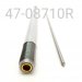 Shaft, Rebound Adjust, KYB, 12.5mm x 8.710", With Rebound Rod