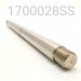 SHAFT, SS, RYDE FX, 8.04" TLG X 1/2" DIA.