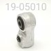 EYELET, KYB, REBOUND ADJUST, W/MOLDED BUSHING (30 MM WIDE X 10 MM HOLE), 12 MM THREADS