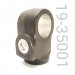 EYELET, KYB, SLOTTED REBOUND ADJUST, 16 MM THREADS, 23 MM THRU HOLE X 25.5 MM WIDE (NO BUSHING)(TAKE OFF)