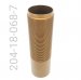 Body: [Ø 1.459 Bore, 5.550 TLG, 3.65 THD] Al 6061, 1.678-14 ACME OD, V2, Internal Grooves, Kashima