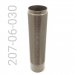 Body, 2" Bore x 8.500" TLG, Clear Aluminum, Threaded