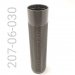 Body, 2" Bore x 8.500" TLG, Clear Aluminum, Threaded