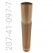 BODY, FOX, 1.5, 9.700" TLG, ALUM., CIRLCIP STYLE BEARING CAP, KASHIMA