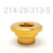 Reducer, .593 TLG x .476 Thru Hole, For 5/8 ID Spherical, Slip Fit, Zinc