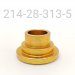 Reducer, .593 TLG x .476 Thru Hole, For 5/8 ID Spherical, Slip Fit, Zinc