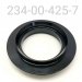 Spring Retainer, 2.48 OD x .63 TLG x 1.88 ID Spring, Aluminum, Black, No Grip Pockets