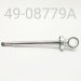 SHAFT/EYELET ASSY, CHROME, 16MM, 8.779" CENTER TO END, 2012+ SKI DOO XRS FRONT TRACK