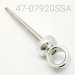 SHAFT/EYELET ASSY, STAINLESS STEEL, 12.5MM, 7.920" CENTER TO END, KYB SKI EYELETS, NO BUSHING