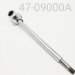 HPG REAR TRACK SHAFT/EYELET ASSEMBLY, CHROME, 12.5MM, C-36 9.0" CENTER TO END, FOR YAMAHA W/ COIL-OVER