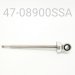 HPG REAR TRACK SHAFT/EYELET ASSEMBLY, STAINLESS, 12.5MM X 8.900" CENTER TO END, COIL-OVER, W/DELRIN BUSHING TO REPLACE NEEDLE BEARING