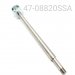 SHAFT/EYELET ASSY, STAINLESS STEEL, 12.5MM, 8.820" CENTER TO END, 2000 SKI DOO MXZ700 SKI