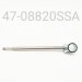 SHAFT/EYELET ASSY, STAINLESS STEEL, 12.5MM, 8.820" CENTER TO END, 2000 SKI DOO MXZ700 SKI