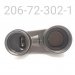 Fox 2.250 Bore IBP Piggyback Body Cap 45 Degree High Flow (Bottom View)