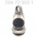 Fox 2.250 Bore IBP Piggyback Body Cap 45 Degree High Flow (Front View)