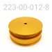 FLOATING PISTON, 2" BORE, INVERTED W/BLEED, GOLD