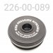 Reservoir End Cap, 2.250" ID Reservoir, Schrader Style